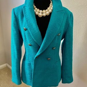 Turquoise Zara Blazer L